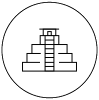 Artboard 1_4 temple icon representing Latin America